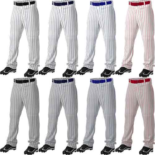 Details about   Alleson Athletic Youth L Baseball Pinstripe Pants Gray Blue OLD STORE STOCK S29A 