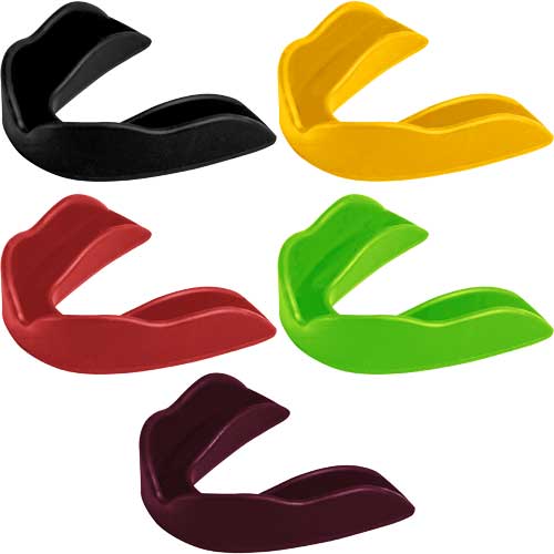 PACK Champro Sports YOUTH or ADULT Boil & Bite Mouthguards with Strap 6 
