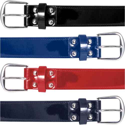 Softball Belt 28" to 50" Waist in 10 Colors A063 Champro Real Leather Baseball 