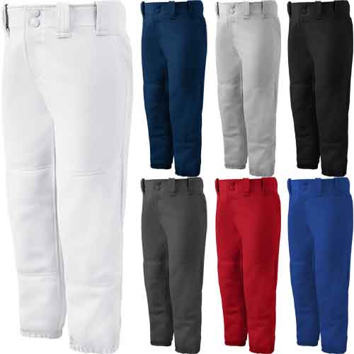 Youper Youth Girls Elite Belted Low Rise Fastpitch Softball Pant 