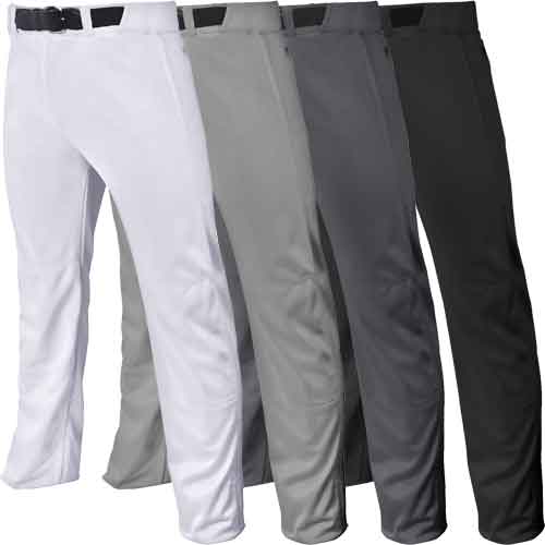 Champro Adult Triple Crown Piped Open Bottom Baseball Pants w Adjustable Inseam 