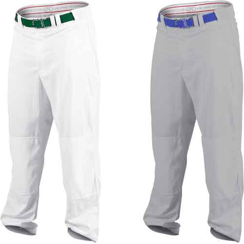 Rawlings Plated Solid Adult Baseball 100% Polyester Pant PRO150 Men's Long Pants 
