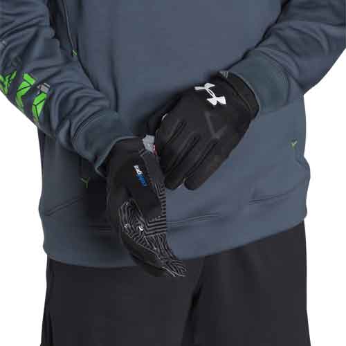 coldgear football gloves
