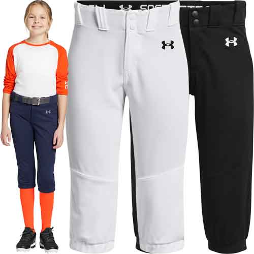 Under Armour Utility Girls Youth Knicker Softball Pants