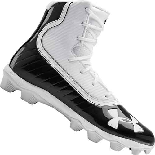 Under Armour Highlight RM Mens Football Cleats White Black NEW 