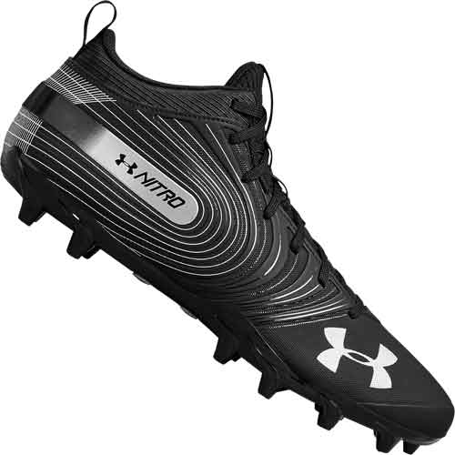 Details about   Under Armour Adult Nitro Mid Black MC Football Cleats 3000181-001