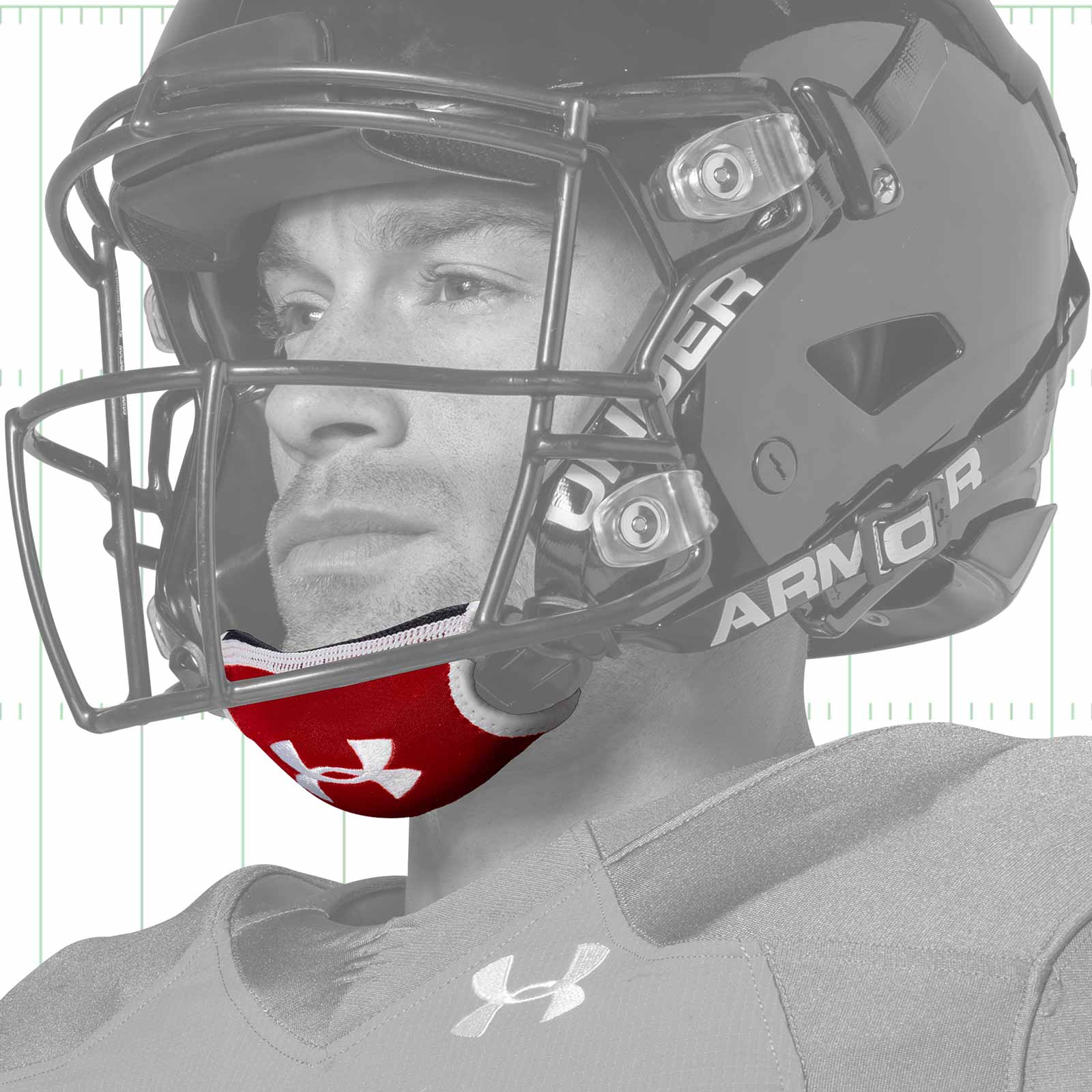 Under Armour Chin Strap Cover - Red