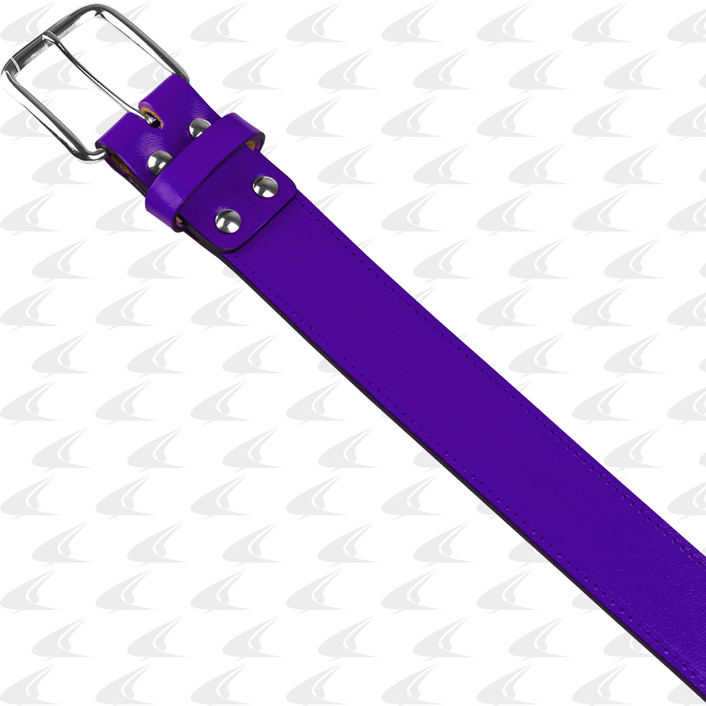 Purple Large Champro Leather Adult Baseball/Softball Belt 