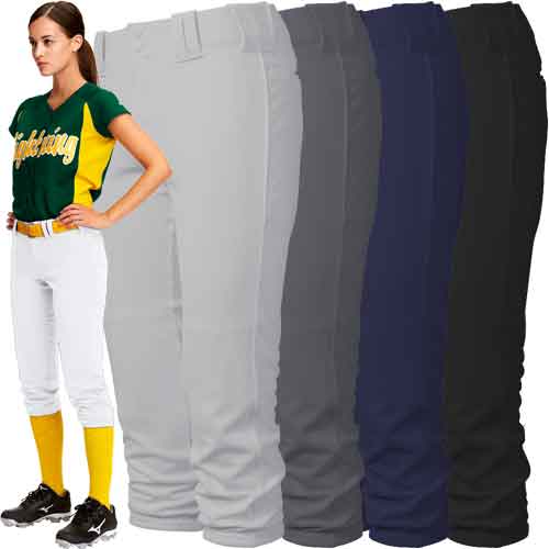 Details about   Intensity Women's Athletic Fit Low-Rise Double-knit Adult Softball Pants Large 