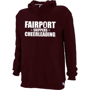 Fairport Cheerleading Russell Athletic Hood Sweatshirt