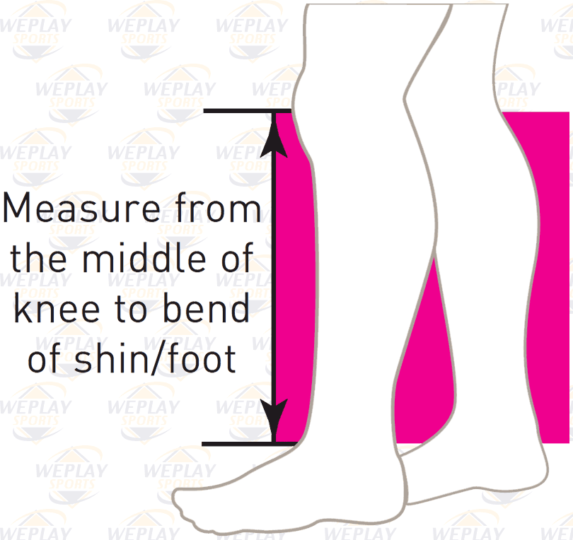 Mizuno Leg Guards - How To Measure
