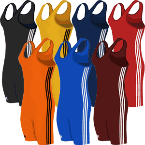 adidas 3-Stripe Wrestling Singlet - Available in 7 Colors