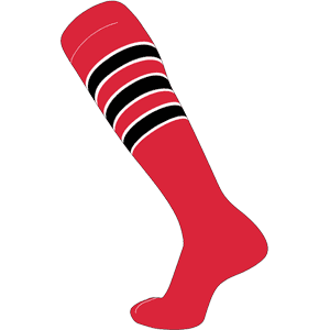  TCK Sports Louisville Cardinals Baseline 3.0 Crew Socks  (Black/Red/White, Small) : Sports & Outdoors
