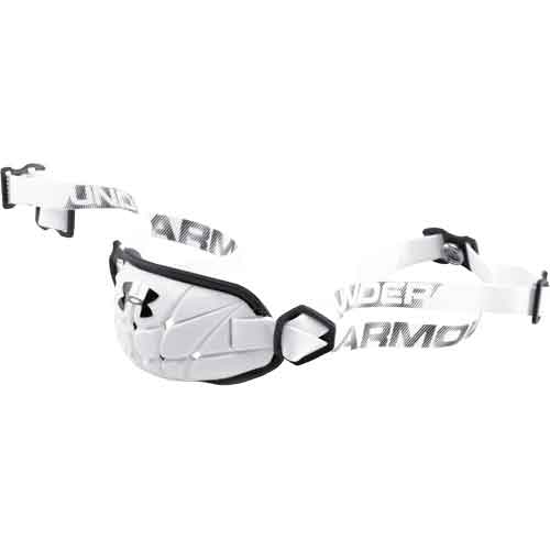 Under Armour Adult UA Gameday Flex Chin Strap White for sale online 