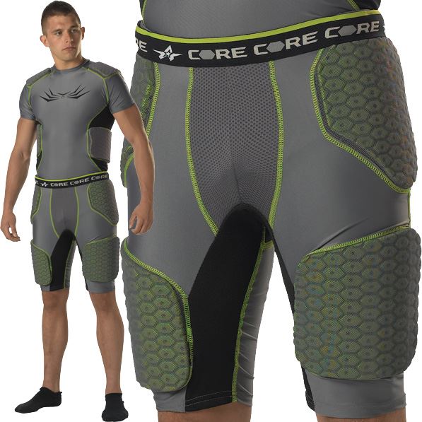 Alleson Athletic Core Hexagon Integrated Youth Boys 5 Pad Football Girdle 