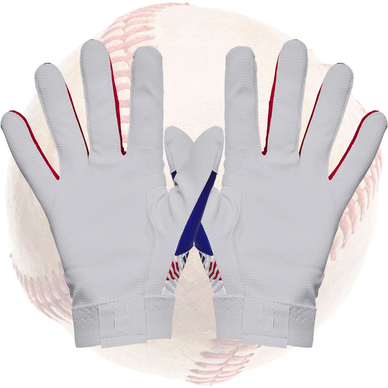 Under Armour Clean Up Culture USA Baseball Kids Batting Gloves - Performance Synthetic Grip
