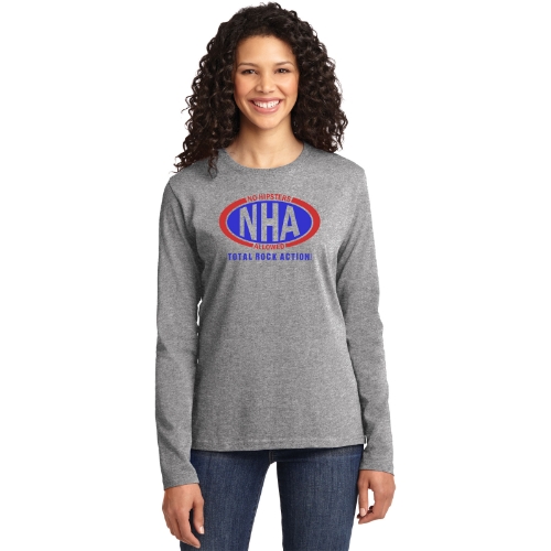 NHA Ladies Long Sleeve Core Cotton T