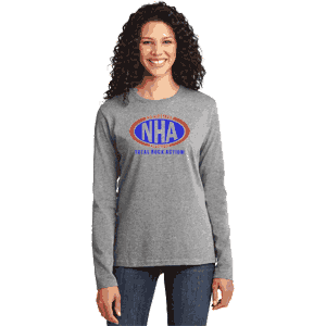 NHA Ladies Long Sleeve Core Cotton T