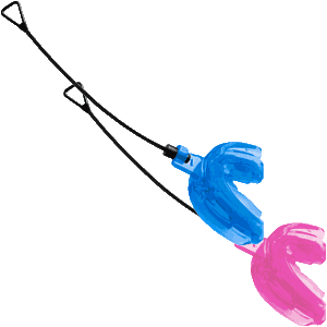 Shock Doctor Double Braces Mouth Guard w. Strap Shock Doctor, Double Braces, Mouth Guard, Strap, 4301A, 4301Y