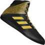 adidas Mat Wizard Hype Wrestlings Shoes - Black w. Gold