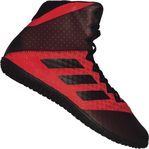 adidas Mat Wizard 4 Wresting Shoes - Red and Black