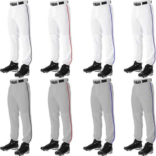 Alleson Athletic Youth Baseball Pants w. Contrast Piping