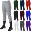 Alleson Athletic 605PLW No Belt Mid-Calf Length Fastpitch Softball Pants