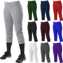 Alleson Athletic 605PLW No Belt Mid-Calf Length Fastpitch Softball Pants