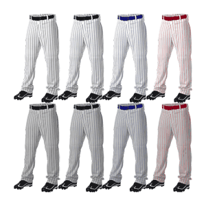 Alleson Athletic Open Bottom Pinstripe Youth Baseball Pants
