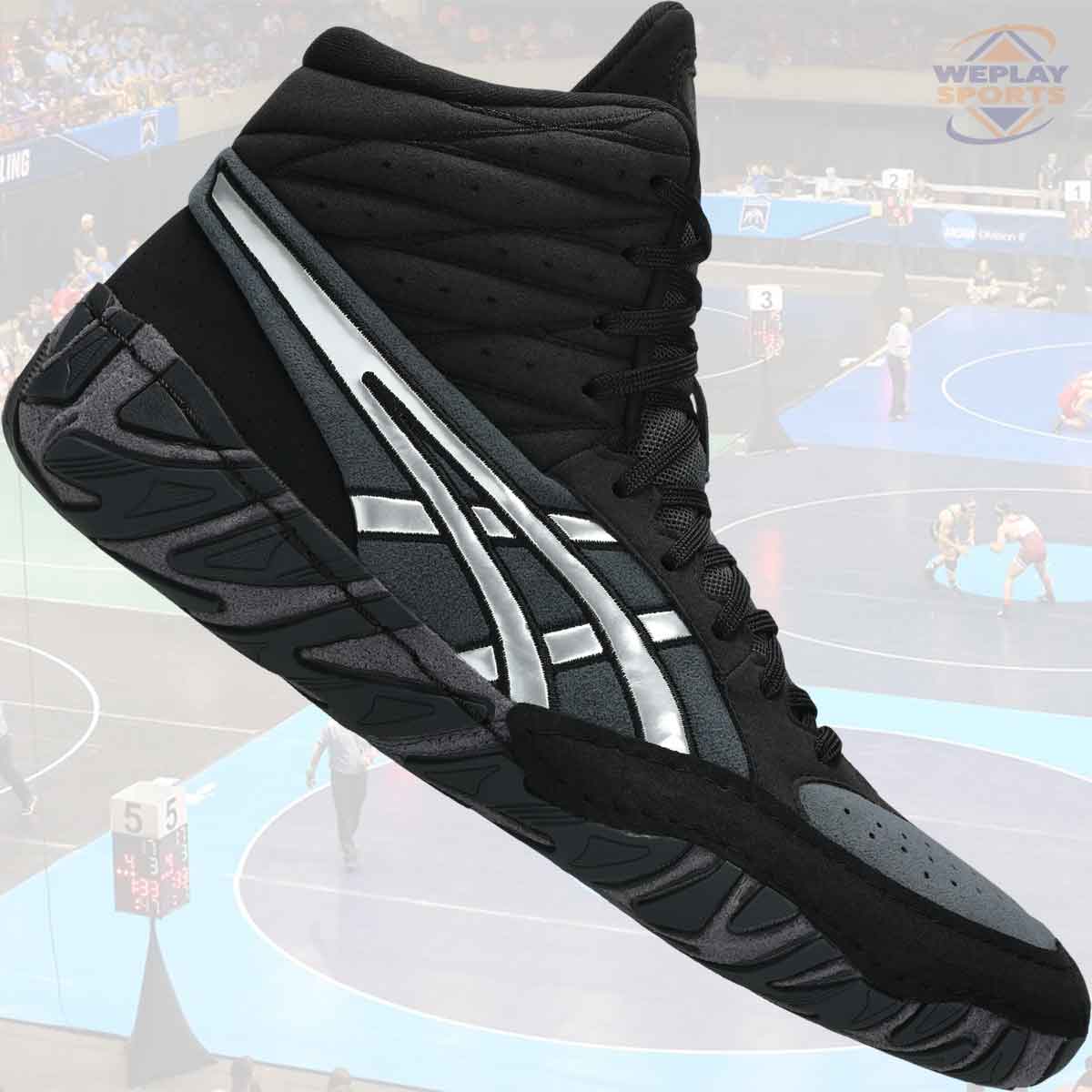 Asics Aggressor 6 Wrestling Shoes - Black