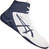 Asics Cael V8.0 Wrestling Shoes - White / Indigo Blue