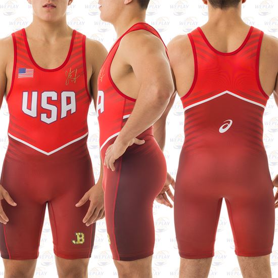 Red Wrestling Singlet size S : : Sports & Outdoors