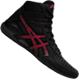 Asics Matcontrol 2 Wrestling Shoes - Black Red