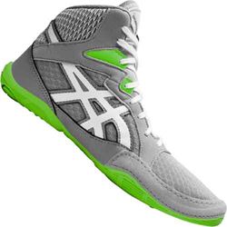 Asics Snapdown 3 GS Kids Wrestling Shoes - Gray Green
