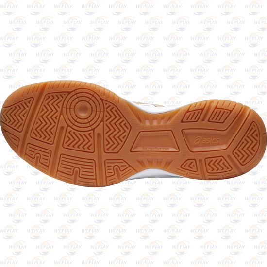 Asics Upcourt 3 Womens Volleyball Shoes - Classic Gum Rubber w. Herringbone Pattern
