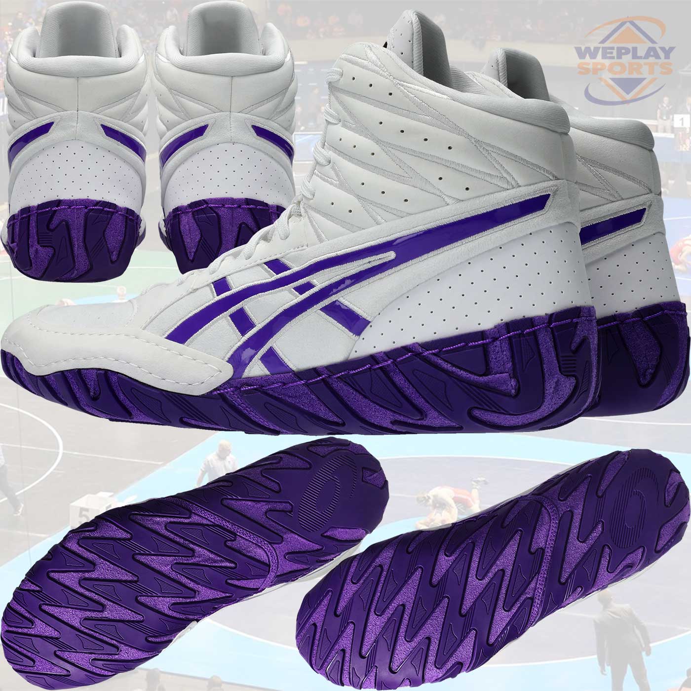 Asics Aggressor 6 Wrestling Shoes - Back