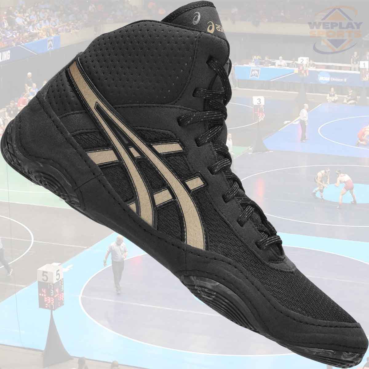 Asics Matblazer Womens Wrestling Shoes - Black Champagne