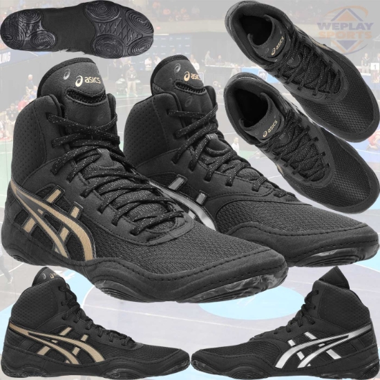 Asics Mat Blazer Womens Wrestling Shoes- Black