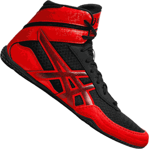Asics Matcontrol 3 Wrestling Shoes - Red Black