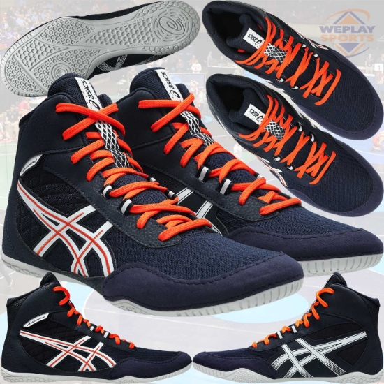 Asics Matcontrol 4 Wrestling Shoes - Front
