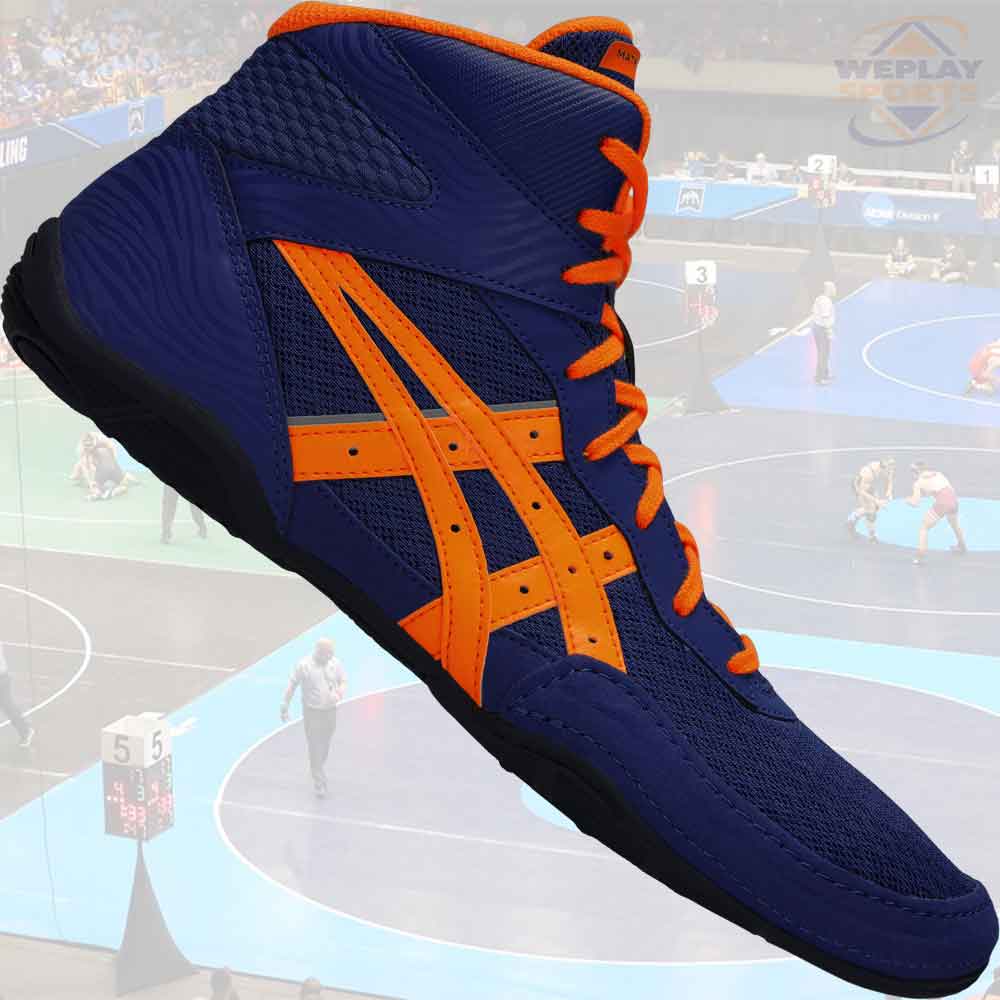 Asics Matflex 7 GS Youth Kids Wrestling Shoes - Orange