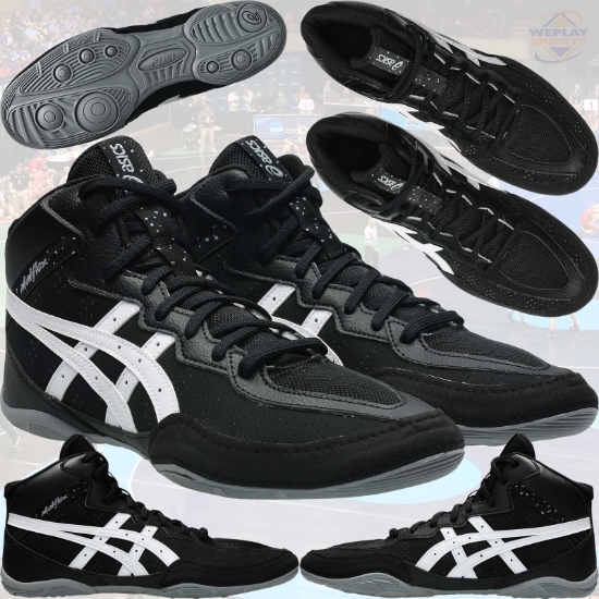 Asics Matflex Kids Wrestling Shoes - Black