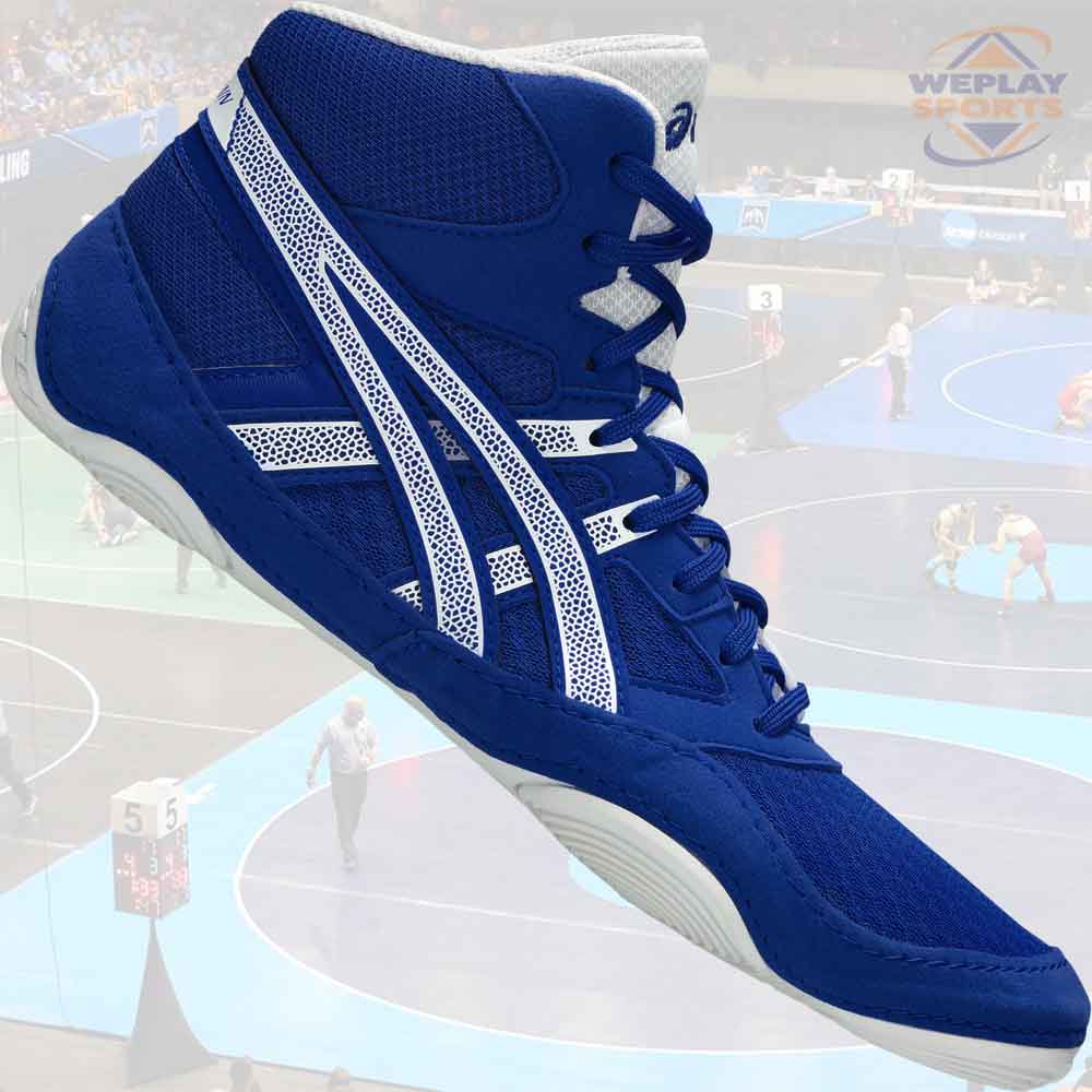 Asics Snapdown 4 Blue Wrestling Shoes