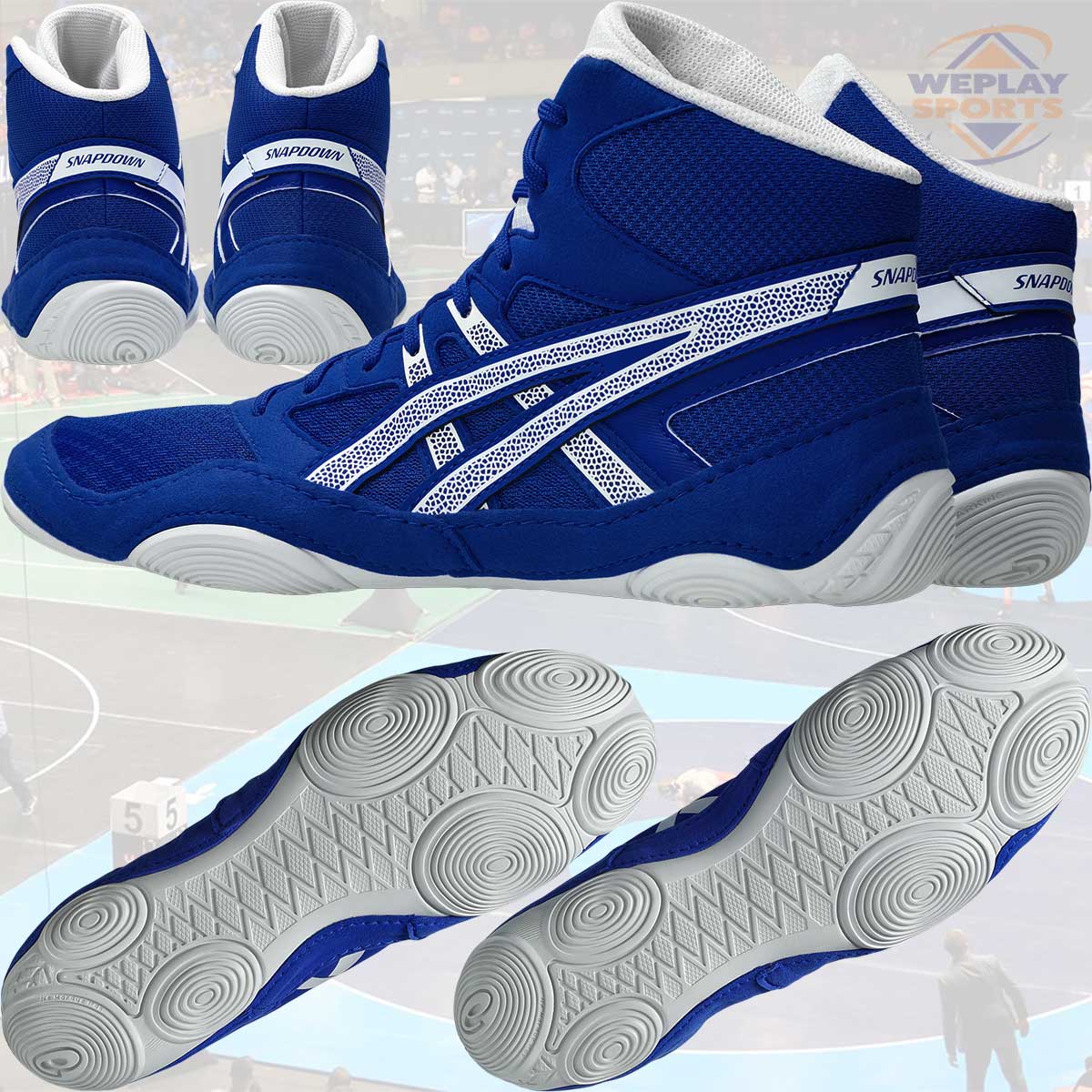 ASICS Snapdown 4 Wrestling Shoes - Serradial Traction Pods