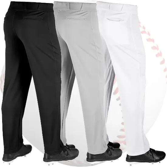 Champro BP4U Open Bottom Mens Softball Pants - Back