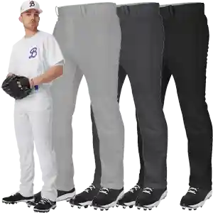 Champro Triple Crown 2.0 Open Bottom Adjustable Length Mens Baseball Pants