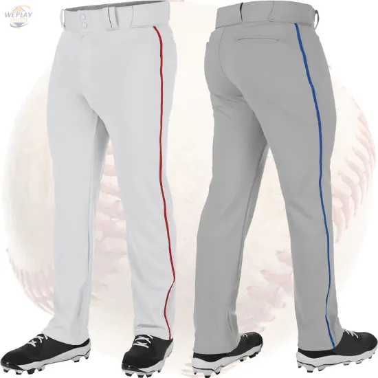 Champro Triple Crown 2 Open Bottom Adjustable Baseball Pants with Piping