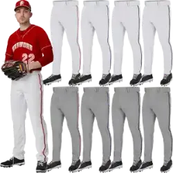 Champro Triple Crown 2.0 Open Bottom Tapered Piped Mens Baseball Pants