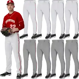Champro Triple Crown 2.0 Open Bottom Tapered Piped Mens Baseball Pants