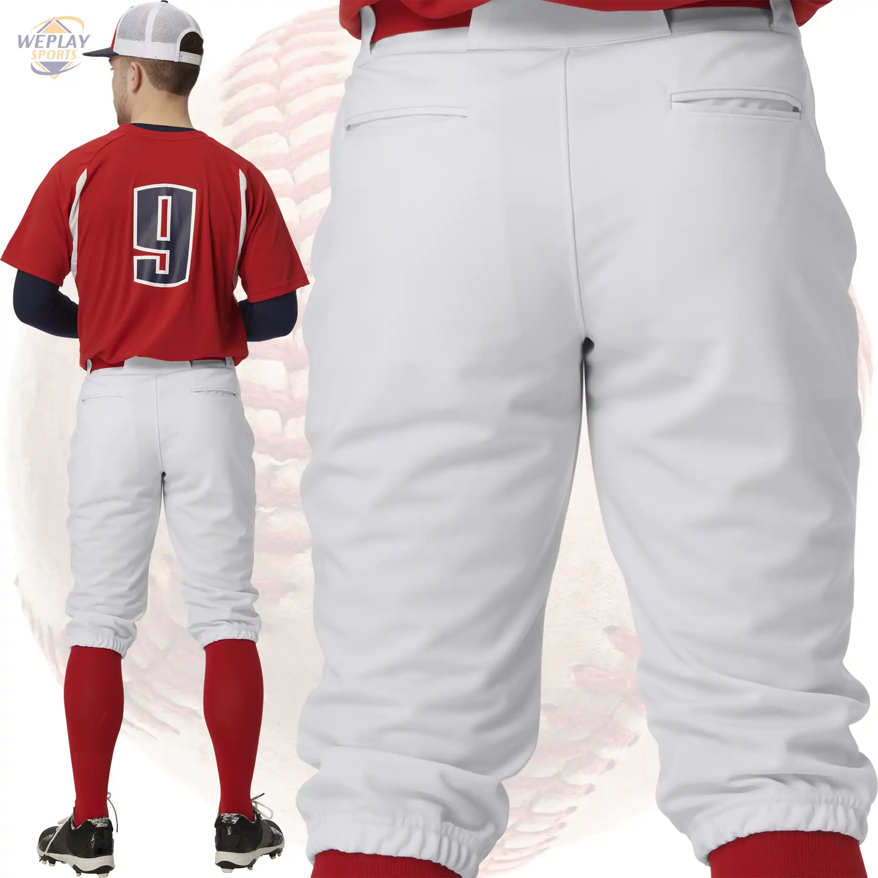  Champro Triple Crown 2.0 Knicker Mens Baseball Pants - Back